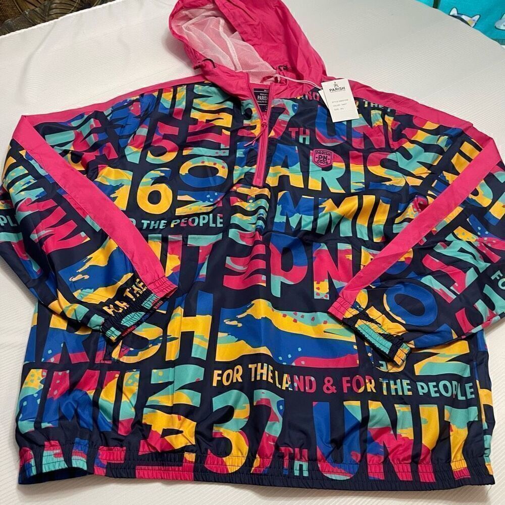 NWT Parish Nation Windbreaker Jacket Size 2XL New